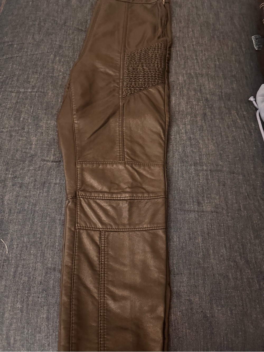 the Free People Faux Leather Kaelin Moto Pants